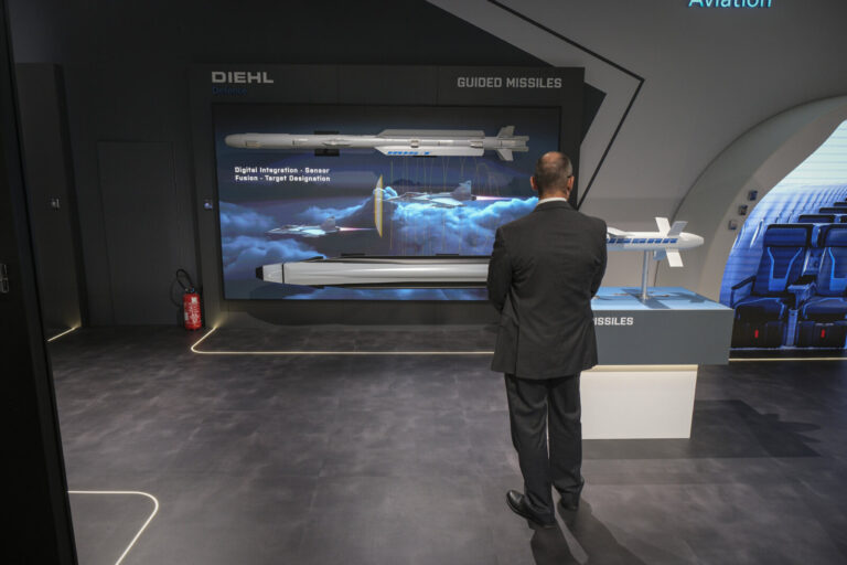 France, Paris, 2025-06-19. The 55th Paris air show at Le Bourget, in June 2025, where the aerospace and defence industry