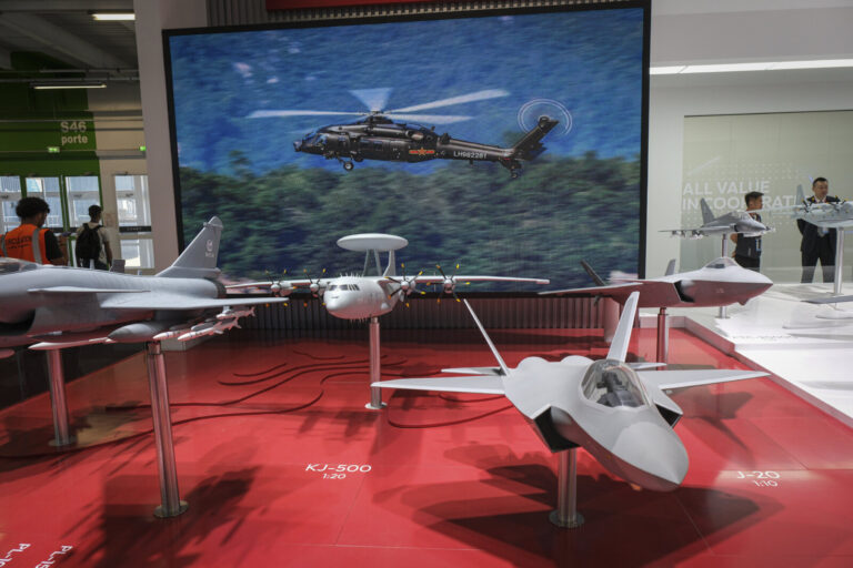 France, Paris, 2025-06-19. The 55th Paris air show at Le Bourget, in June 2025, where the aerospace and defence industry