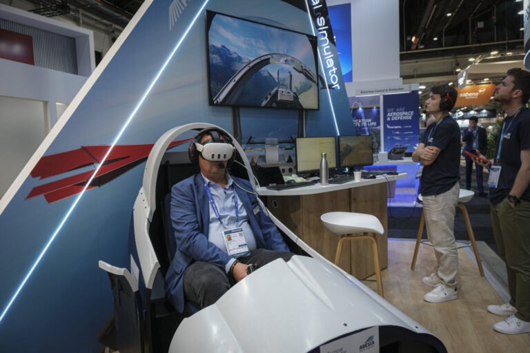 France, Paris, 2025-06-19. The 55th Paris air show at Le Bourget, in June 2025, where the aerospace and defence industry