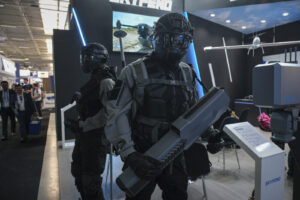 France, Paris, 2025-06-19. The 55th Paris air show at Le Bourget, in June 2025, where the aerospace and defence industry