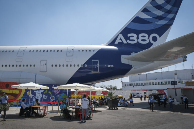 France, Paris, 2025-06-19. The 55th Paris air show at Le Bourget, in June 2025, where the aerospace and defence industry