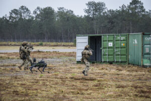 France, Bordeaux, 2025-04-03. SOFINS 2025, the special operations forces innovation seminar, was held at the Souge milit