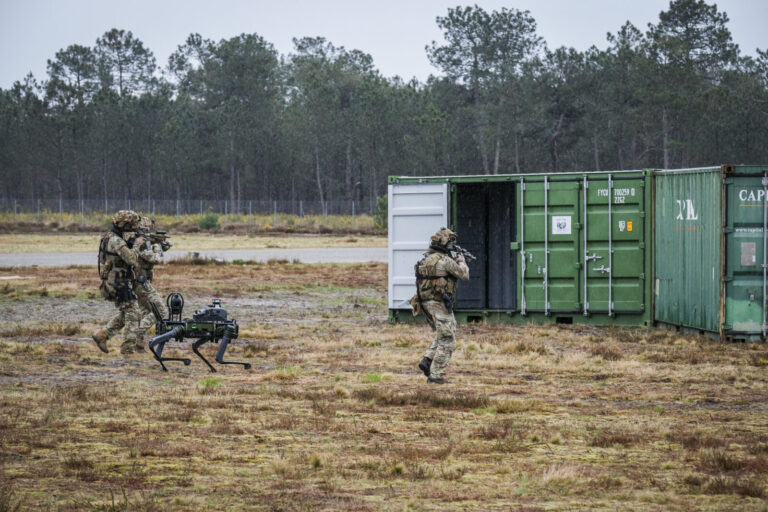 France, Bordeaux, 2025-04-03. SOFINS 2025, the special operations forces innovation seminar, was held at the Souge milit