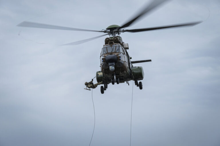 France, Bordeaux, 2025-04-03. SOFINS 2025, the special operations forces innovation seminar, was held at the Souge milit