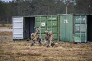 France, Bordeaux, 2025-04-03. SOFINS 2025, the special operations forces innovation seminar, was held at the Souge milit