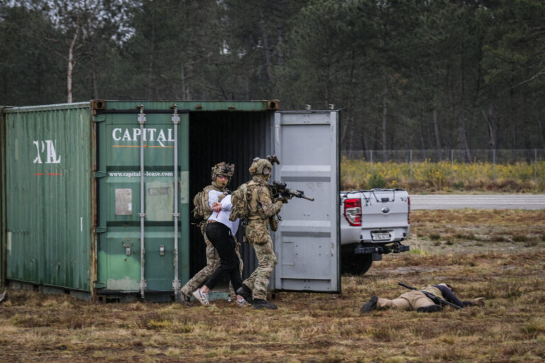 France, Bordeaux, 2025-04-03. SOFINS 2025, the special operations forces innovation seminar, was held at the Souge milit