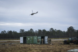 France, Bordeaux, 2025-04-03. SOFINS 2025, the special operations forces innovation seminar, was held at the Souge milit
