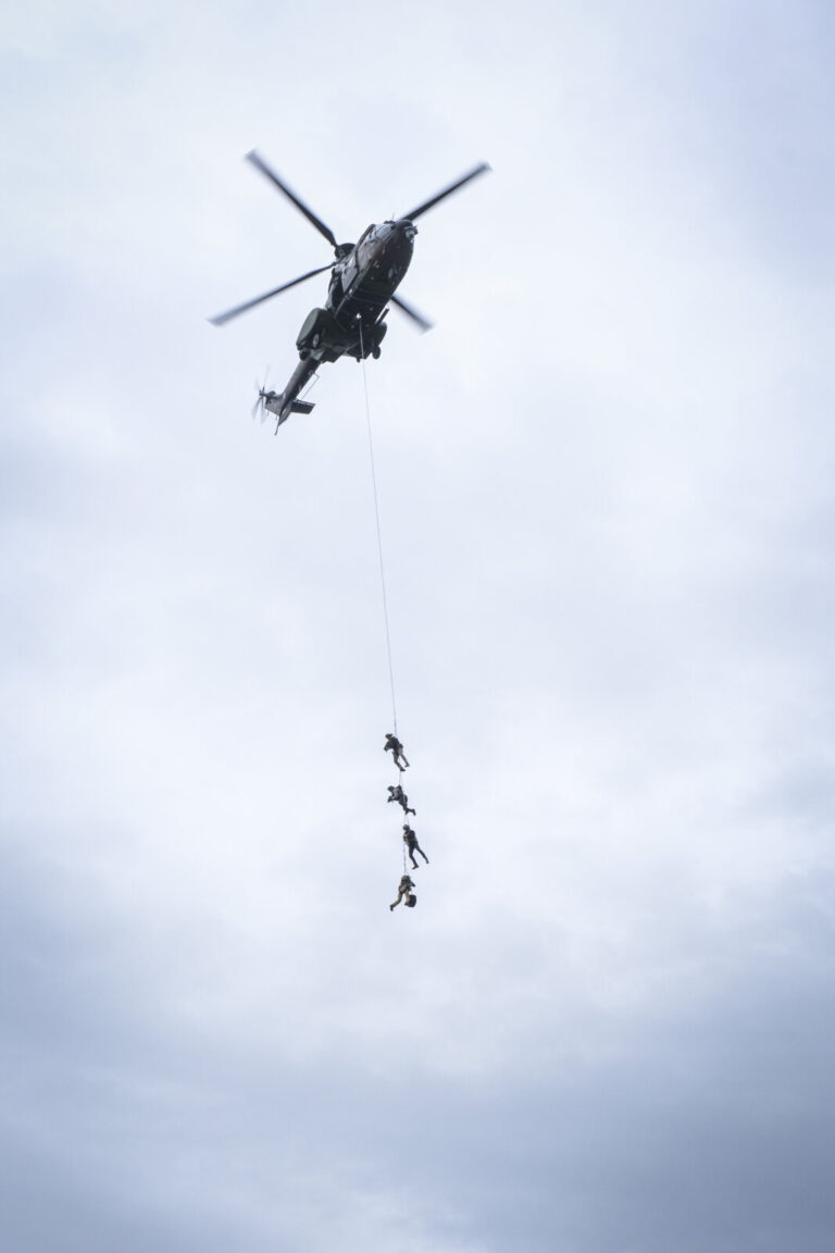 France, Bordeaux, 2025-04-03. SOFINS 2025, the special operations forces innovation seminar, was held at the Souge milit