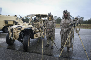 France, Bordeaux, 2025-04-03. SOFINS 2025, the special operations forces innovation seminar, was held at the Souge milit