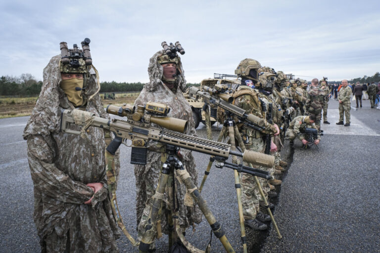 France, Bordeaux, 2025-04-03. SOFINS 2025, the special operations forces innovation seminar, was held at the Souge milit