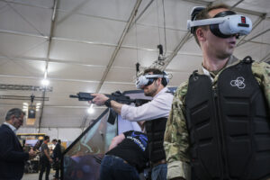 France, Bordeaux, 2025-04-01. SOFINS 2025, the special operations forces innovation seminar, was held at the Souge milit