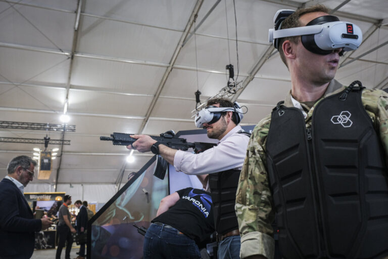 France, Bordeaux, 2025-04-01. SOFINS 2025, the special operations forces innovation seminar, was held at the Souge milit