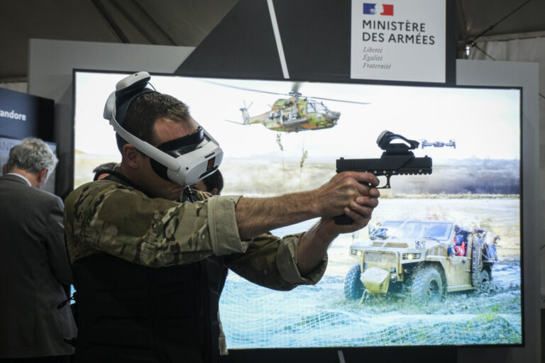 France, Bordeaux, 2025-04-01. SOFINS 2025, the special operations forces innovation seminar, was held at the Souge milit