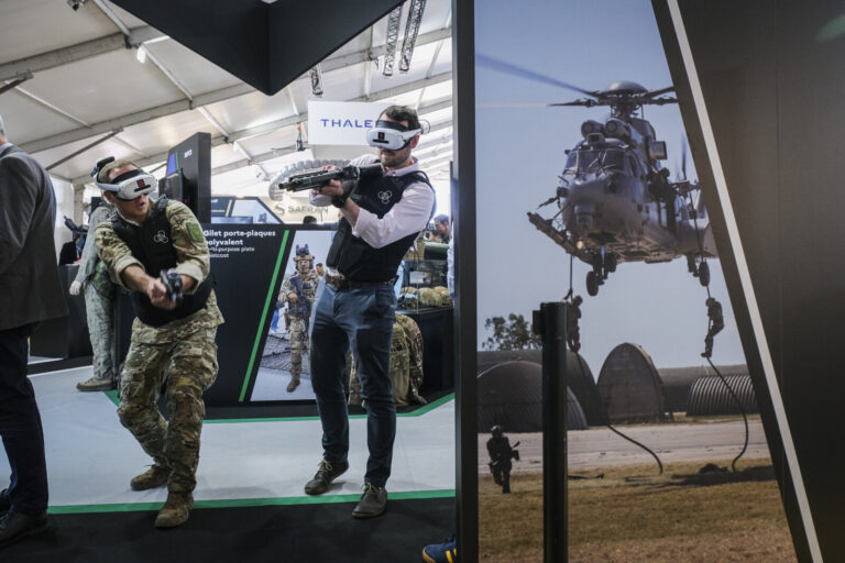 France, Bordeaux, 2025-04-01. SOFINS 2025, the special operations forces innovation seminar, was held at the Souge milit