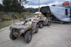 France, Bordeaux, 2025-04-02. SOFINS 2025, the special operations forces innovation seminar, was held at the Souge milit