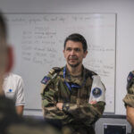 France, Toulouse, 2026-02-18. At the French space command in Toulouse, exercise SPARTEX 2026 trains allied officers to f
