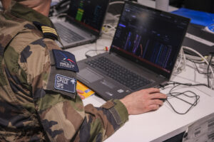 France, Toulouse, 2026-02-18. At the French space command in Toulouse, exercise SPARTEX 2026 trains allied officers to f