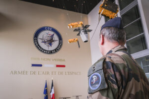 France, Toulouse, 2026-02-18. At the French space command in Toulouse, exercise SPARTEX 2026 trains allied officers to f