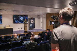 France, Toulouse, 2026-02-18. At the French space command in Toulouse, exercise SPARTEX 2026 trains allied officers to f