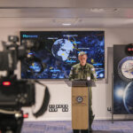 France, Toulouse, 2026-02-18. At the French space command in Toulouse, exercise SPARTEX 2026 trains allied officers to f