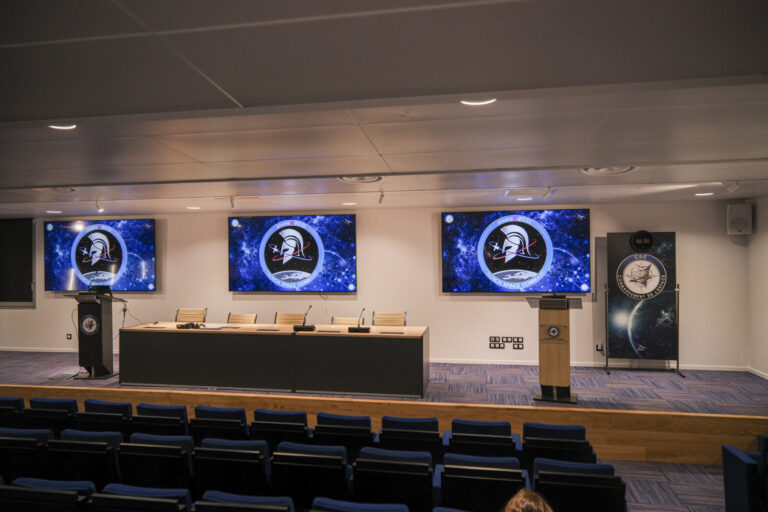 France, Toulouse, 2026-02-18. At the French space command in Toulouse, exercise SPARTEX 2026 trains allied officers to f