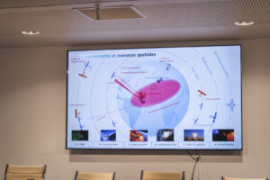 France, Toulouse, 2026-02-18. At the French space command in Toulouse, exercise SPARTEX 2026 trains allied officers to f