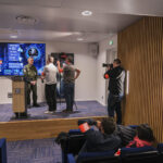 France, Toulouse, 2026-02-18. At the French space command in Toulouse, exercise SPARTEX 2026 trains allied officers to f