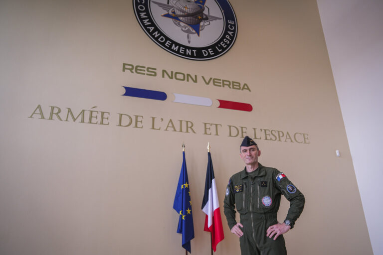 France, Toulouse, 2026-02-18. At the French space command in Toulouse, exercise SPARTEX 2026 trains allied officers to f