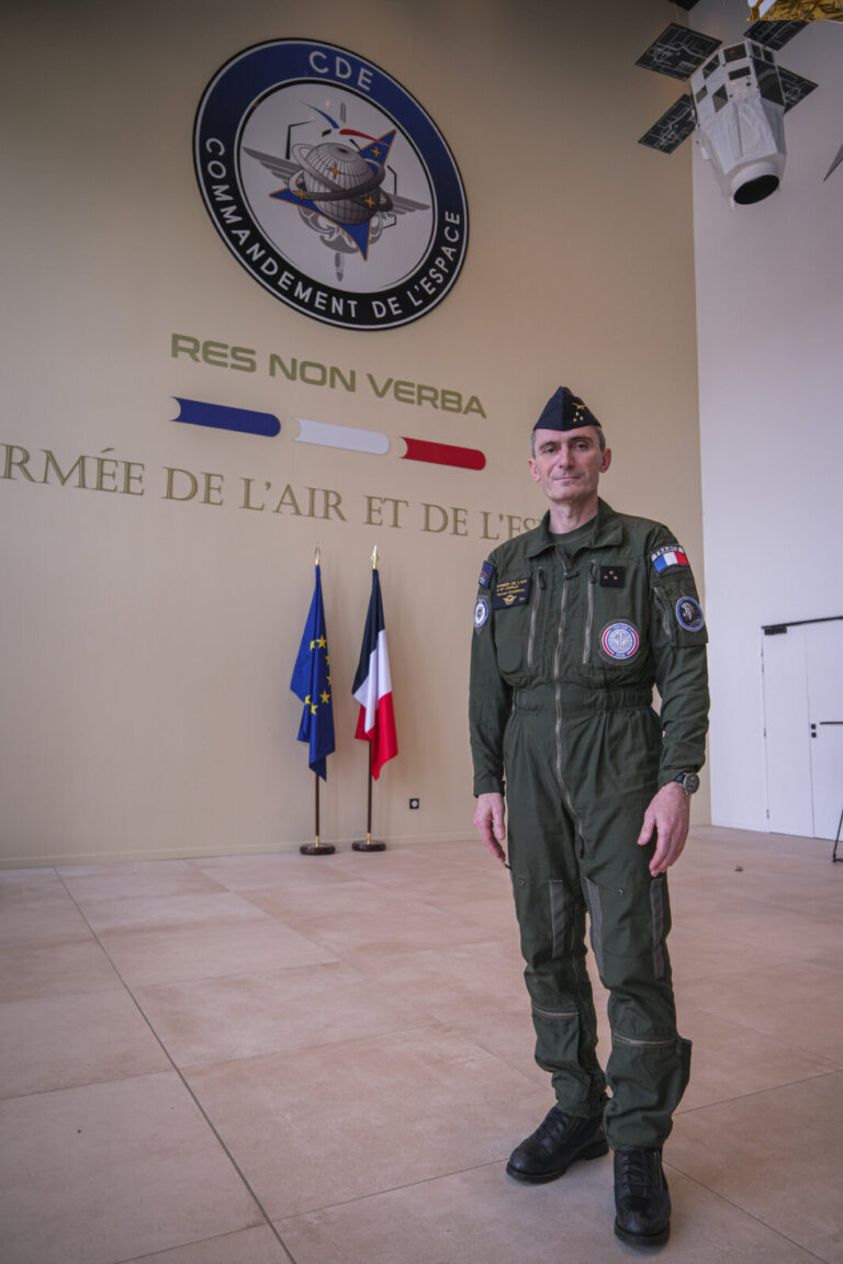 France, Toulouse, 2026-02-18. At the French space command in Toulouse, exercise SPARTEX 2026 trains allied officers to f