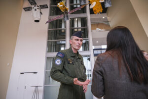 France, Toulouse, 2026-02-18. At the French space command in Toulouse, exercise SPARTEX 2026 trains allied officers to f