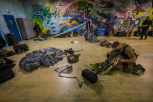 France, Lapalisse, 2015-09-15. At Lapalisse, special forces and police intervention units from several countries train t