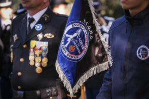 France, Toulouse, 2025-11-11. The Armistice Day ceremony of 11 November 2025 in Toulouse, before the memorial to the Res