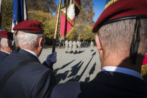 France, Toulouse, 2025-11-11. The Armistice Day ceremony of 11 November 2025 in Toulouse, before the memorial to the Res