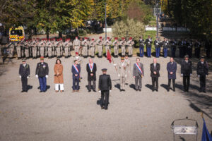 France, Toulouse, 2025-11-11. The Armistice Day ceremony of 11 November 2025 in Toulouse, before the memorial to the Res