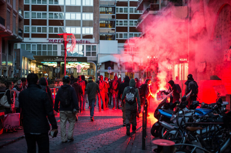 France, Toulouse, 2014-10-30. After the death of Remi Fraisse, killed at Sivens on 26 October 2014 by a grenade thrown b