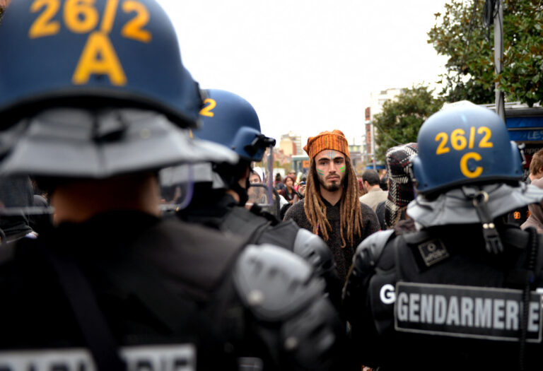 France, Toulouse, 2014-11-06. After the death of Remi Fraisse, killed at Sivens on 26 October 2014 by a grenade thrown b