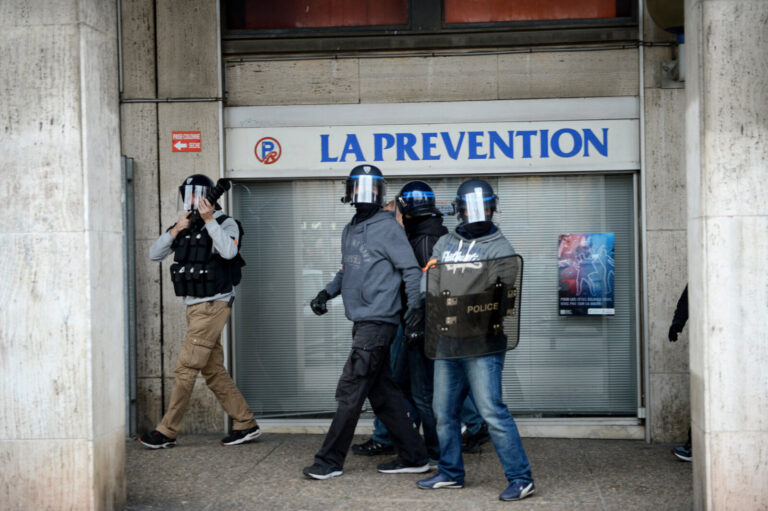 France, Toulouse, 2014-11-06. After the death of Remi Fraisse, killed at Sivens on 26 October 2014 by a grenade thrown b
