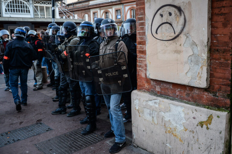 France, Toulouse, 2014-11-20. After the death of Remi Fraisse, killed at Sivens on 26 October 2014 by a grenade thrown b