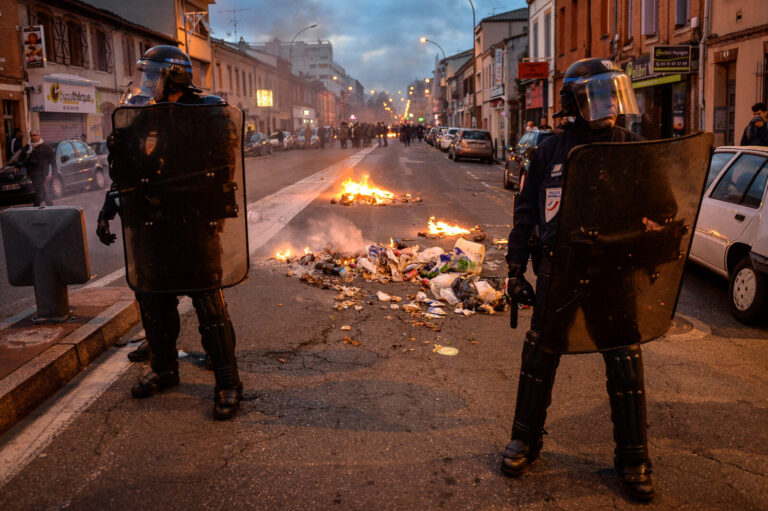 France, Toulouse, 2014-11-20. After the death of Remi Fraisse, killed at Sivens on 26 October 2014 by a grenade thrown b