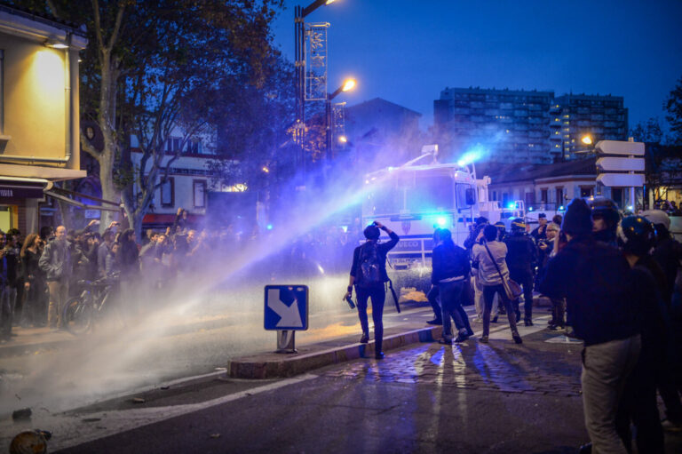 France, Toulouse, 2014-11-20. After the death of Remi Fraisse, killed at Sivens on 26 October 2014 by a grenade thrown b