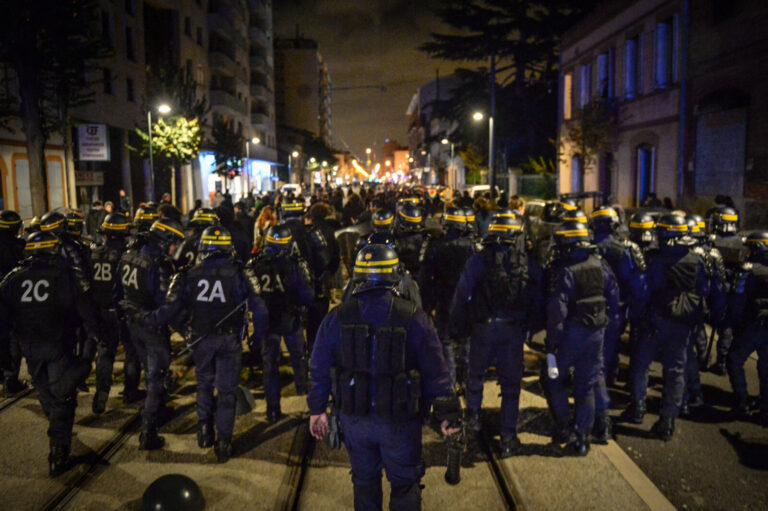 France, Toulouse, 2014-11-20. After the death of Remi Fraisse, killed at Sivens on 26 October 2014 by a grenade thrown b