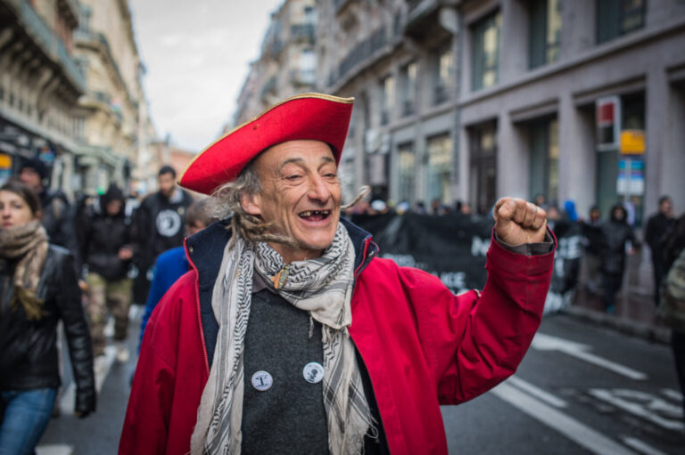 France, Toulouse, 2015-02-21. After the death of Remi Fraisse, killed at Sivens on 26 October 2014 by a grenade thrown b