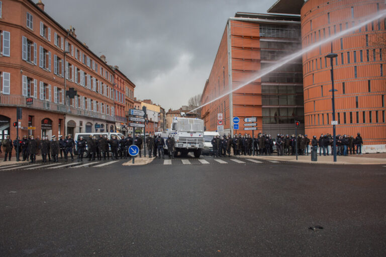 France, Toulouse, 2015-02-21. After the death of Remi Fraisse, killed at Sivens on 26 October 2014 by a grenade thrown b