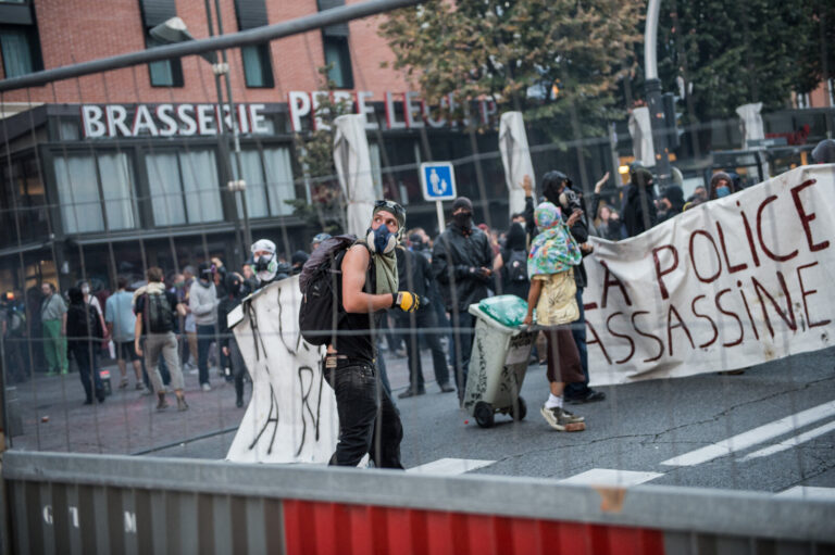 France, Toulouse, 2014-10-30. After the death of Remi Fraisse, killed at Sivens on 26 October 2014 by a grenade thrown b