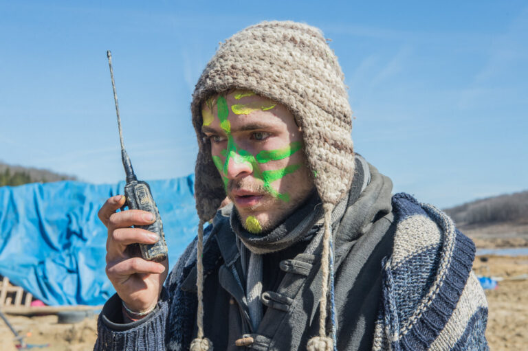 France, Sivens, 2015-03-06. After the death of Remi Fraisse, killed at Sivens on 26 October 2014 by a grenade thrown by 