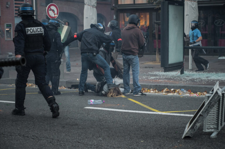 France, Toulouse, 2014-10-30. After the death of Remi Fraisse, killed at Sivens on 26 October 2014 by a grenade thrown b