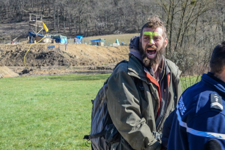 France, Sivens, 2015-03-06. After the death of Remi Fraisse, killed at Sivens on 26 October 2014 by a grenade thrown by 