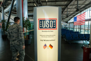 Germany, Ramstein-Miesenbach, 2017-04-20. Ramstein, in Germany, is the largest United States air force base outside the