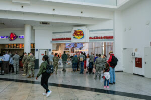 Germany, Ramstein-Miesenbach, 2017-04-21. Ramstein, in Germany, is the largest United States air force base outside the 