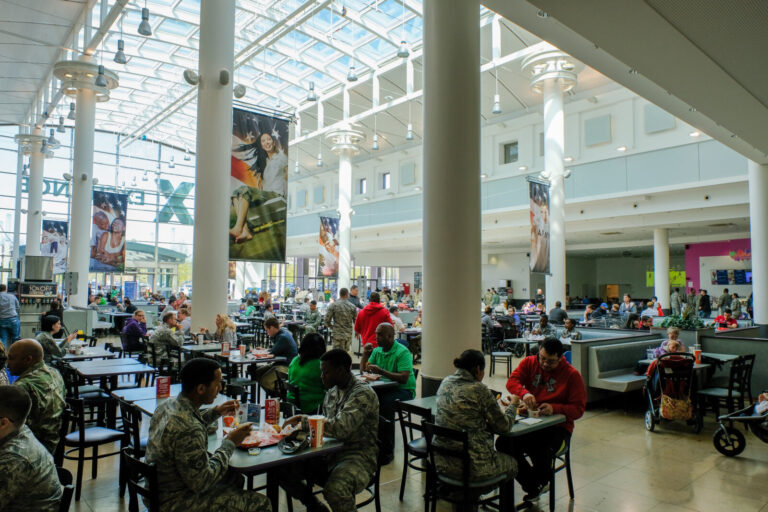 Germany, Ramstein-Miesenbach, 2017-04-21. Ramstein, in Germany, is the largest United States air force base outside the 